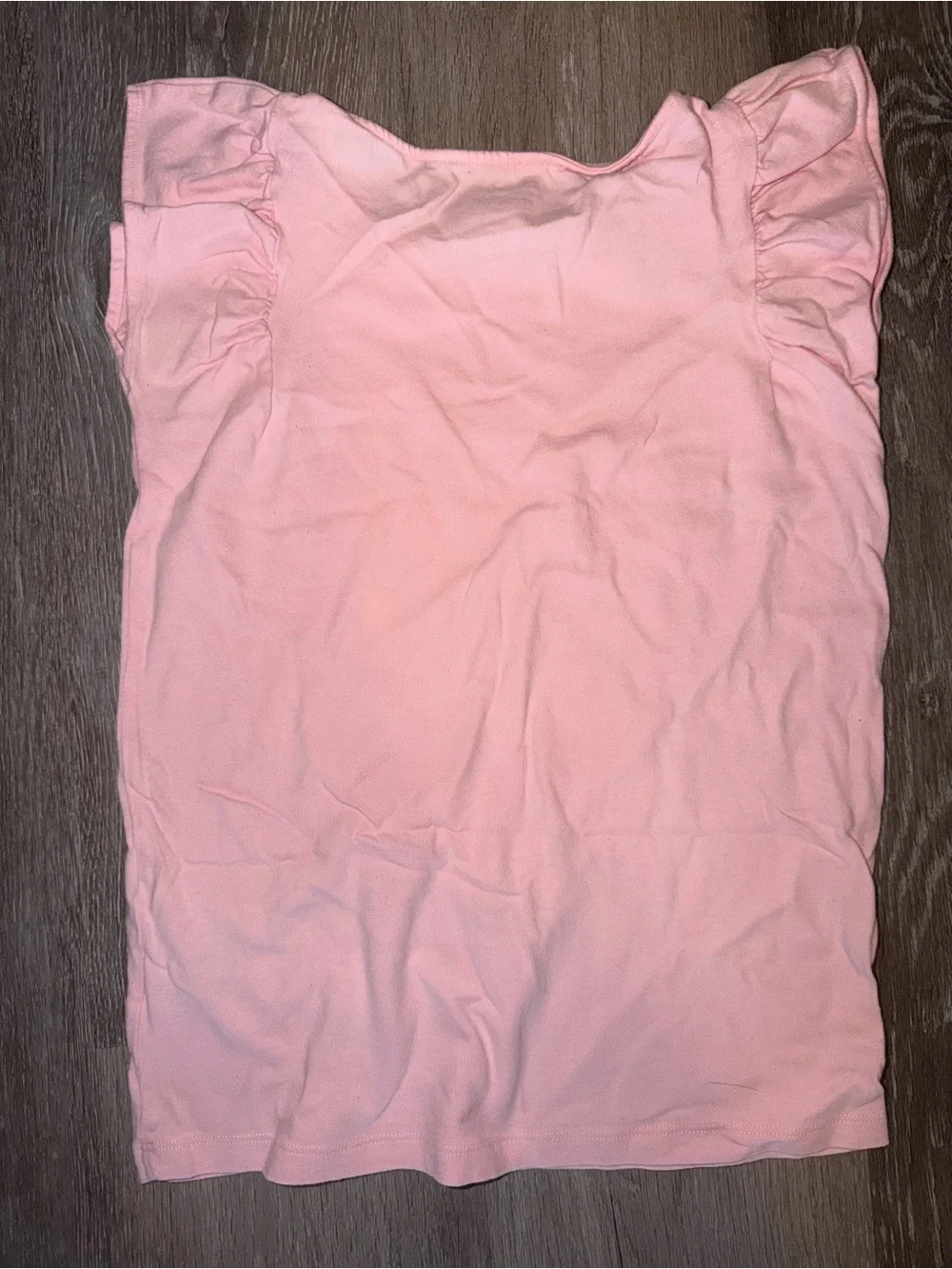 Gymboree Pink Top with Light Blue Leggings Pajama Set